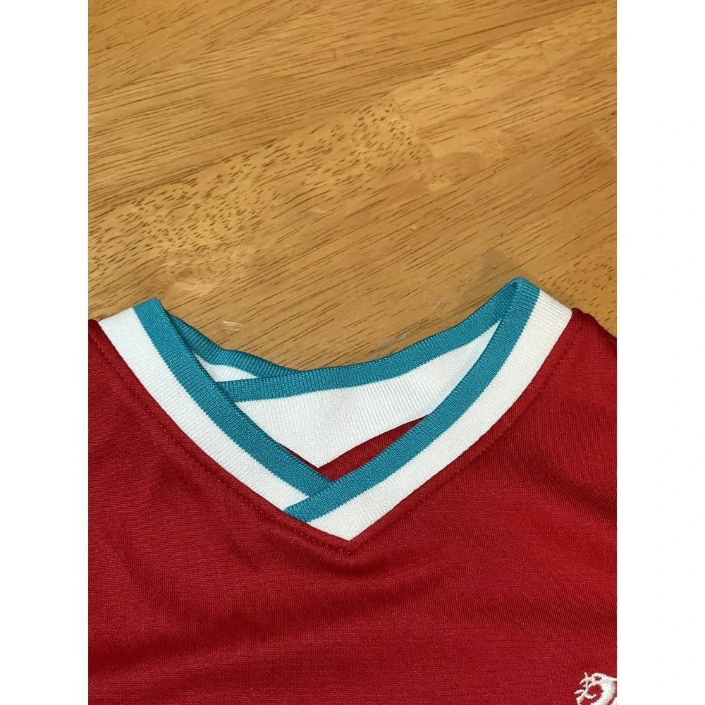 LFC Standard Chartered Liverpool Home Football Jersey Nike Soccer Youth L * Read